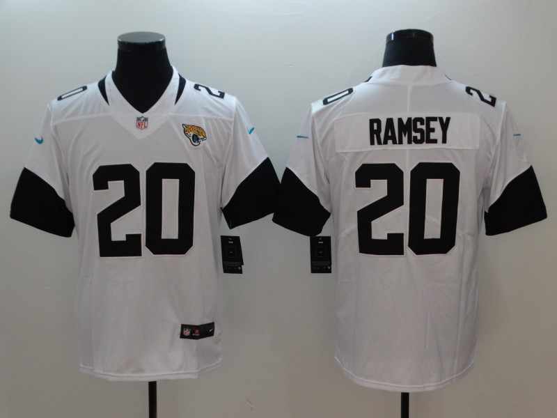 Men's Jacksonville Jaguars Jalen Ramsey #20 White Jersey